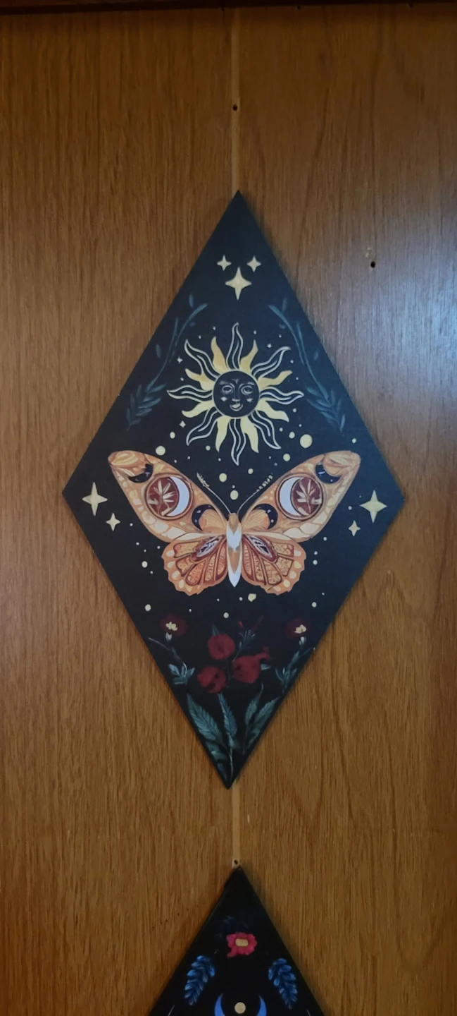 Wooden Moth Wall Decorations - photo 2