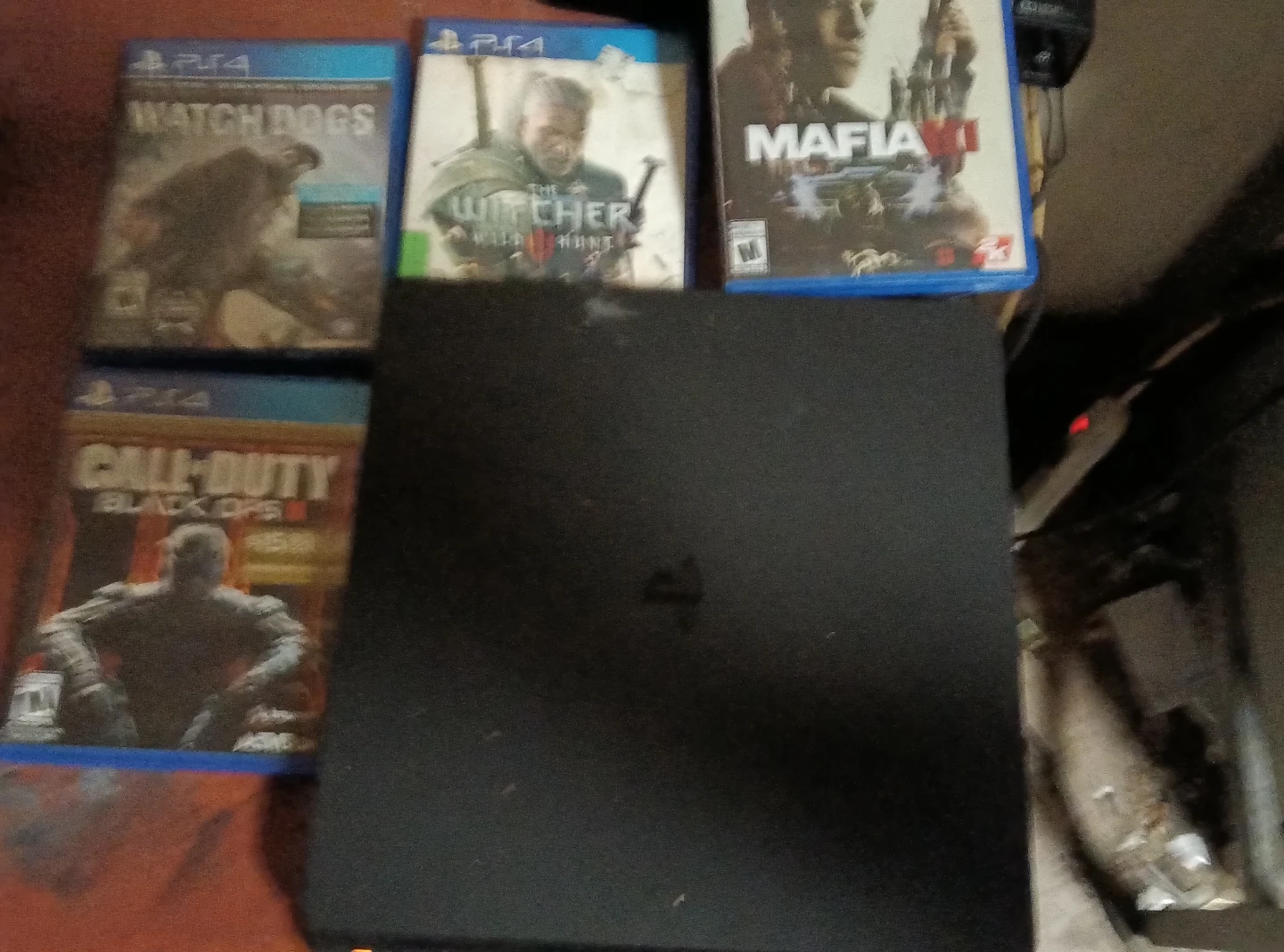 PlayStation 4 Console with 4 Games