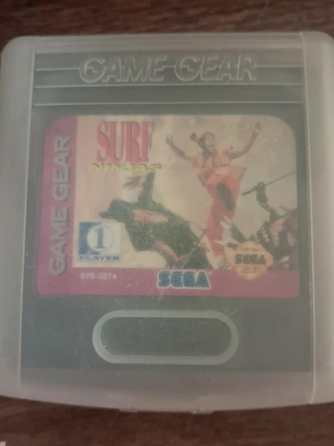 Surf Ninjas Game Gear Cartridge - photo 2