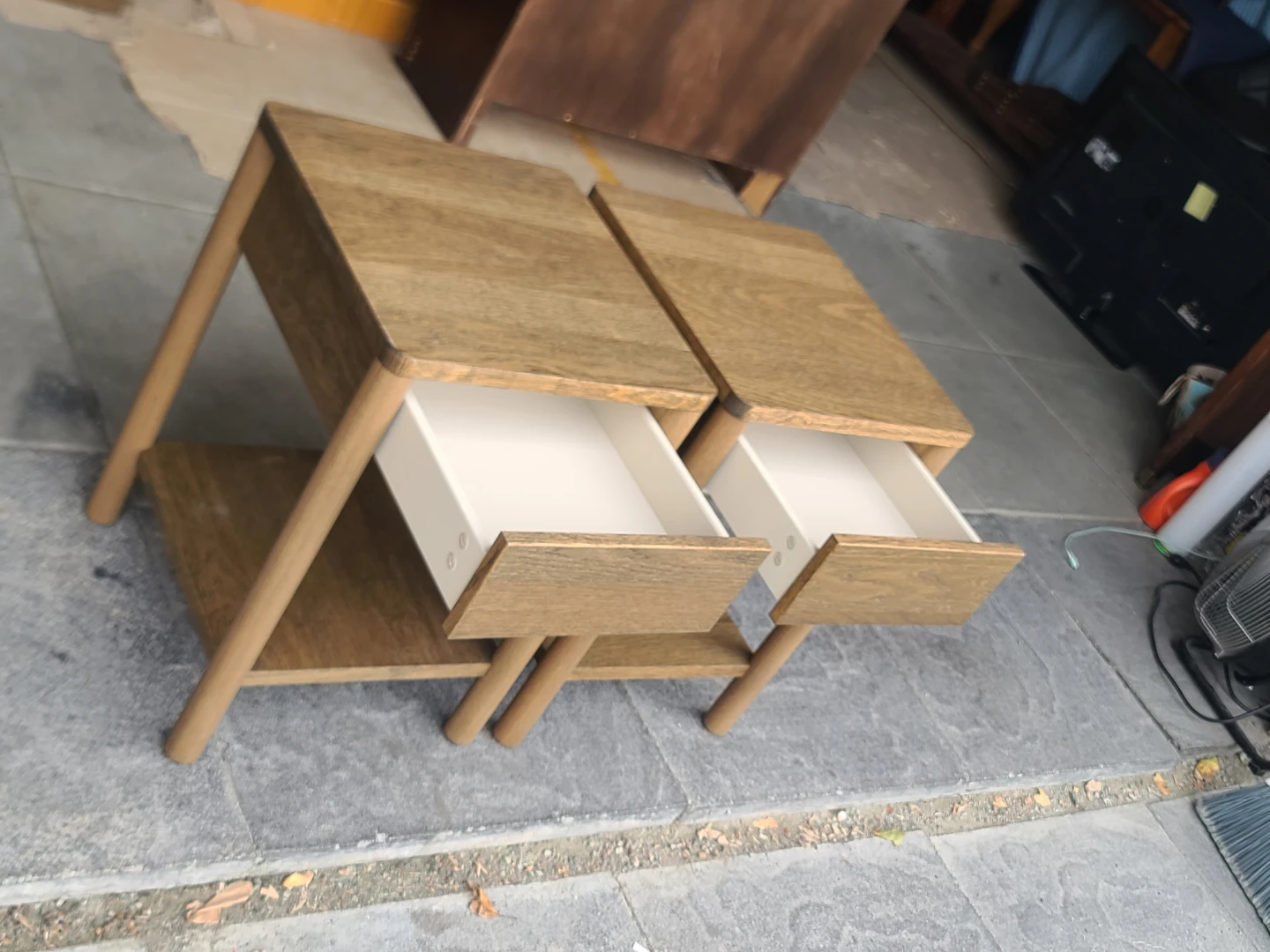 Pair of IKEA TONSTAD Nightstands – Natural Oak Look - photo 3