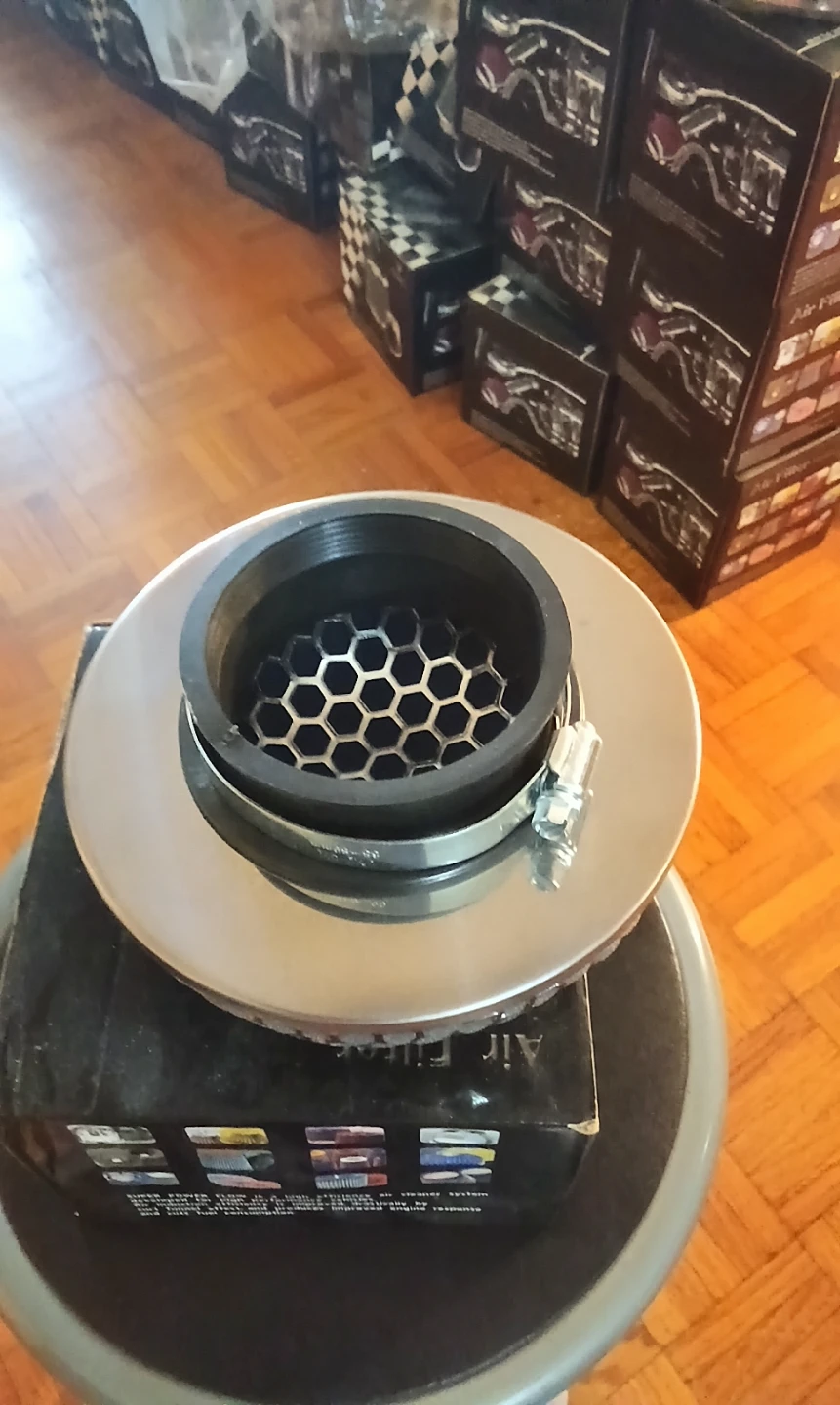 Mushroom low profile High Efficiency Air Filter. 3" intake - photo 4