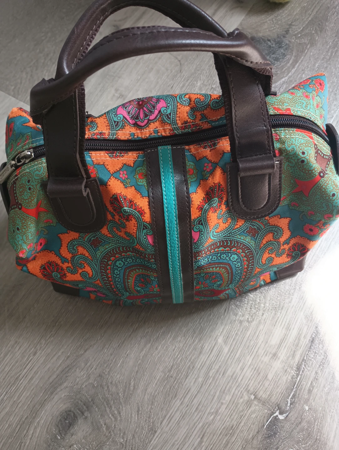 CAMBIO Colourful Paisley Satchel Bag - photo 3