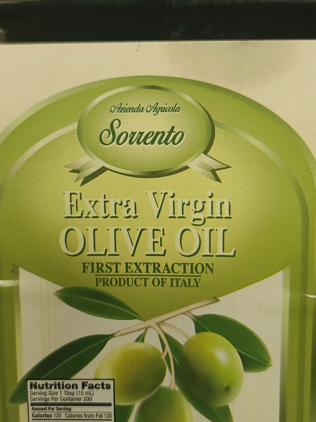 Extra Virgin Olive Oil