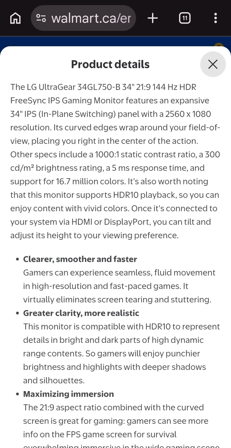 LG UltraGear 34 inch Curved Gaming Monitor - photo 5