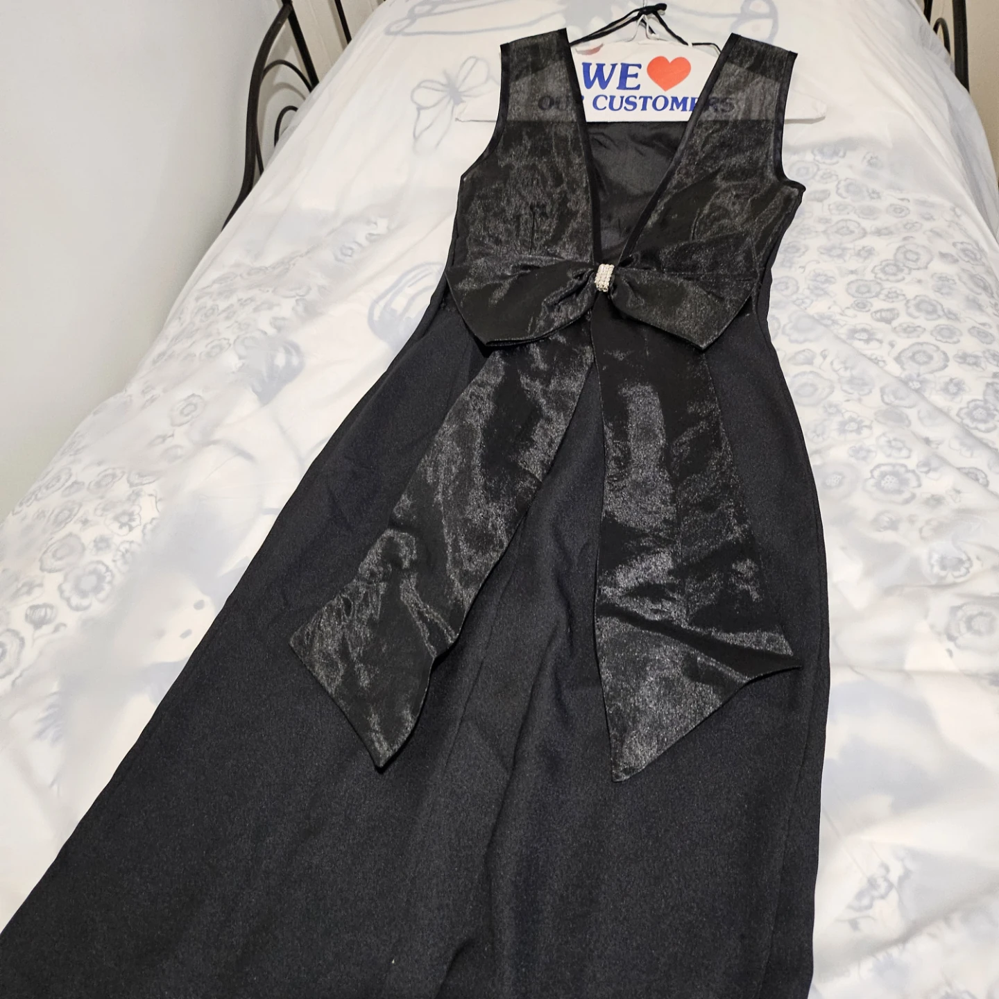 Nu-Mode Black Formal Dress Size 7/8 - photo 4
