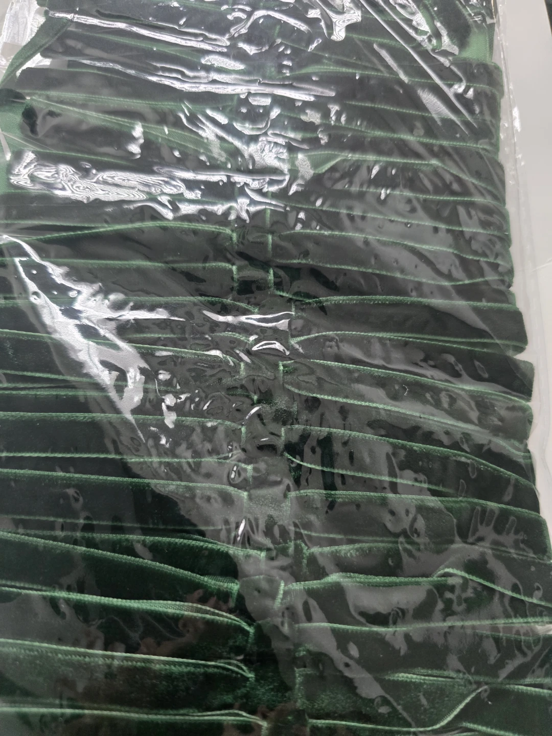 24 Dark Green Velvet Bows(2boxs) - photo 3