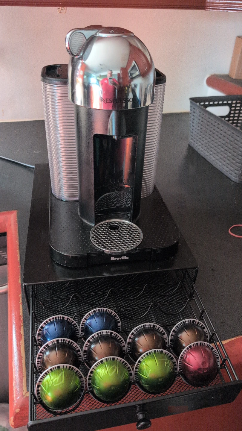 Breville Nespresso VertuoLine Coffee Machine with pod drawer