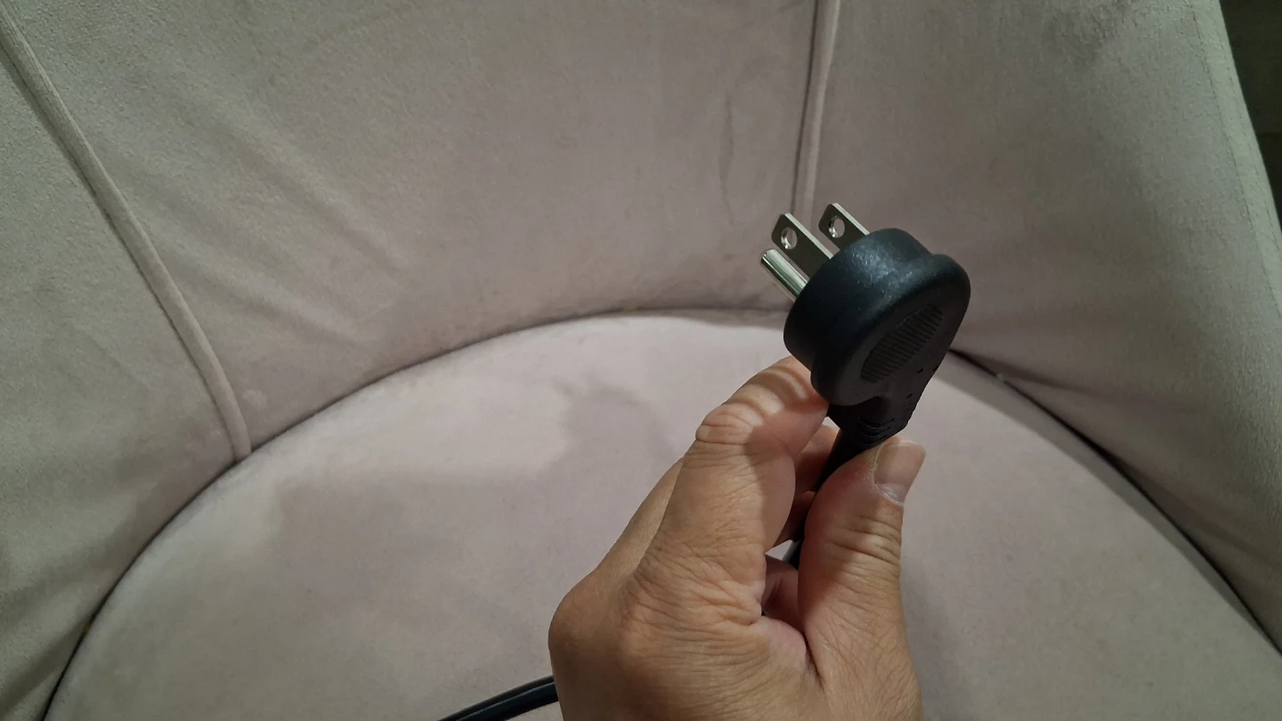 computer power cord 3 pin connector both 90 degree angled - photo 5