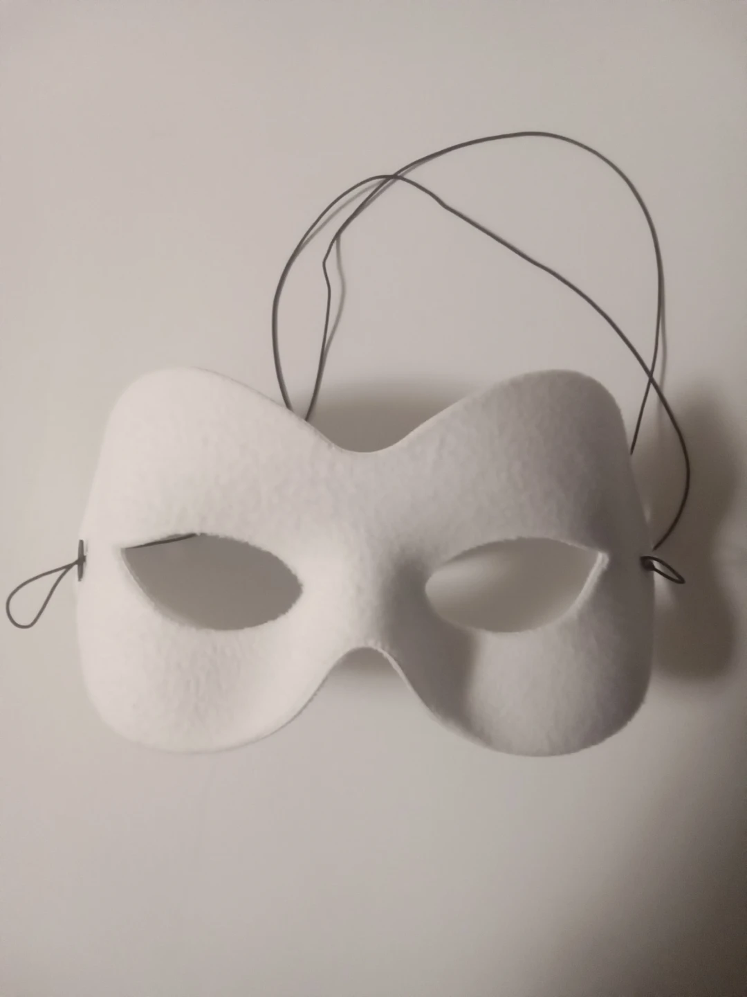 White masquerade mask