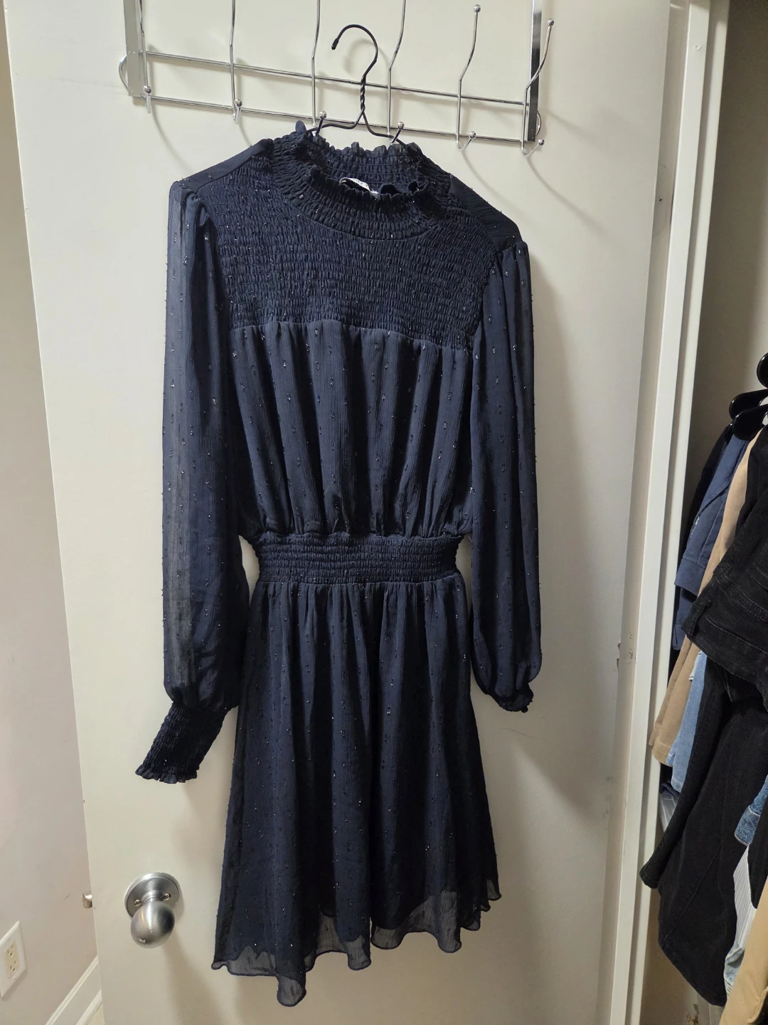 Suzy Shier Navy Dress