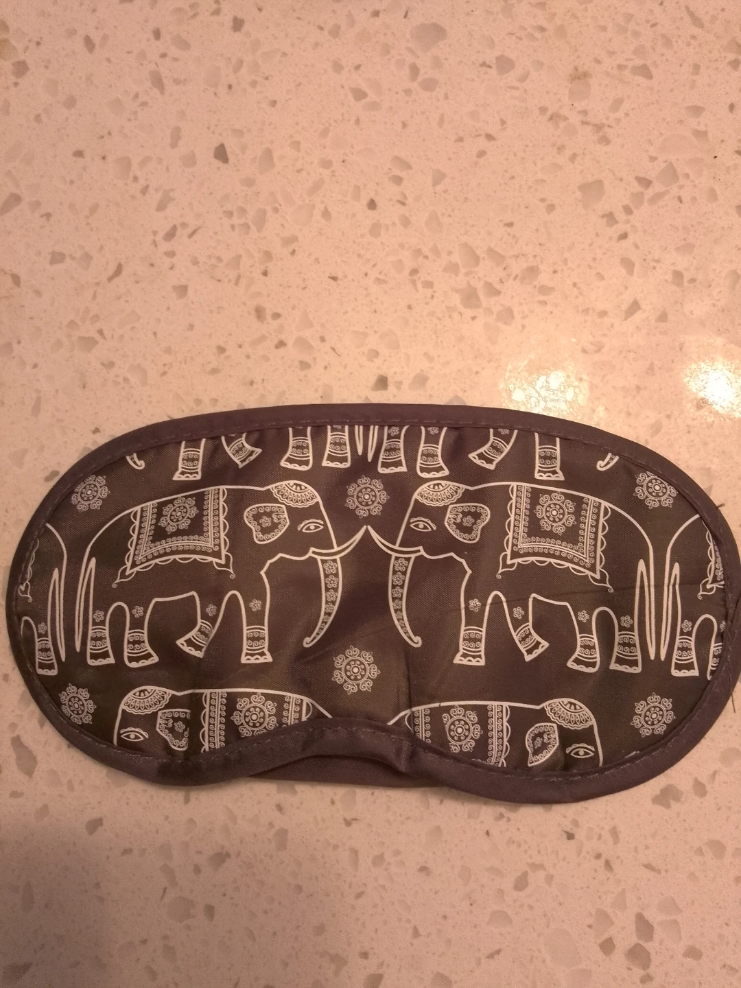 Elephant Pattern Sleep Mask 🏈