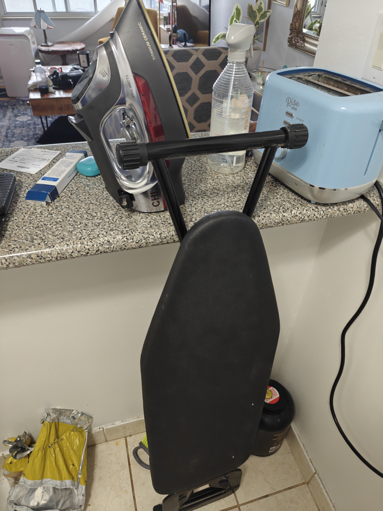 CHI Titanium Ceramic Iron 1700 Watts and ironing board