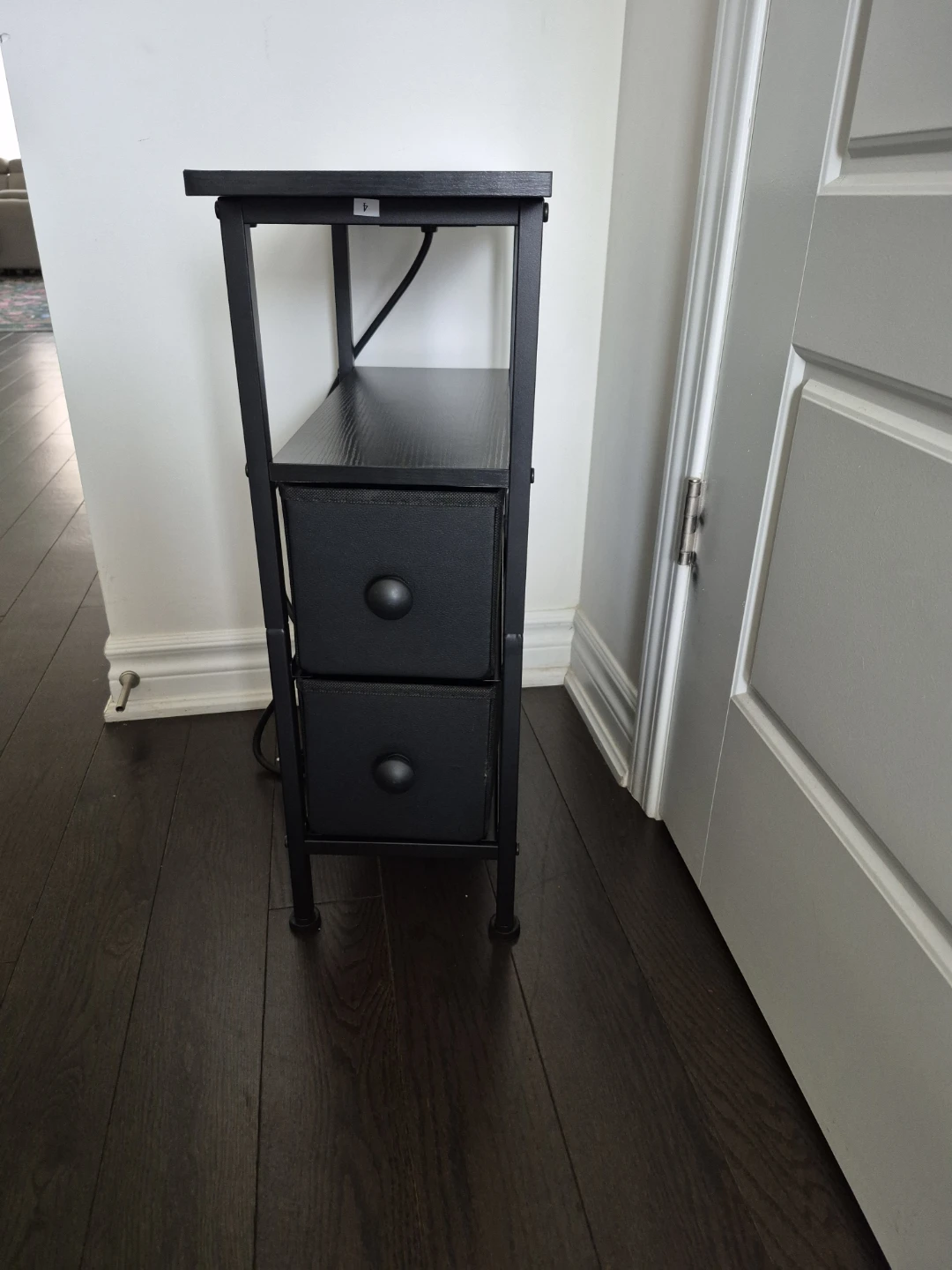 LOAKEKEL Narrow End Table with USB Port - photo 3