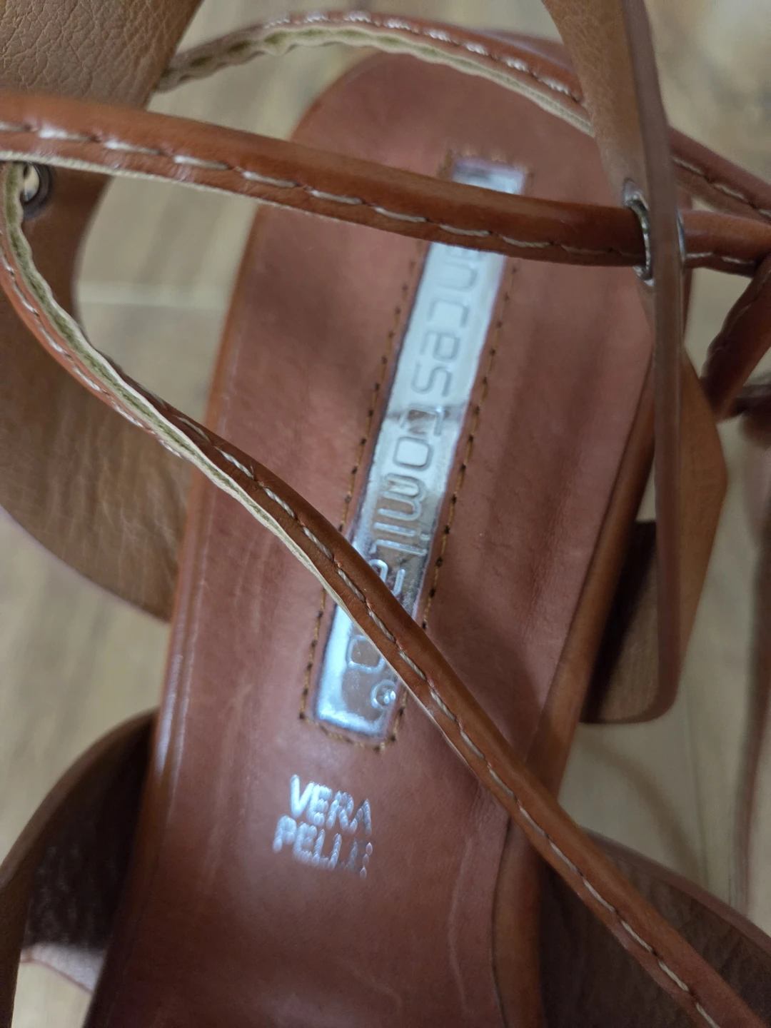 Francesco Milano Wedge Sandals Size 36 - photo 4