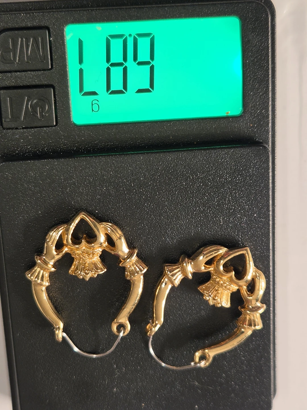 10k solid gold ring and earings gold filled - photo 4