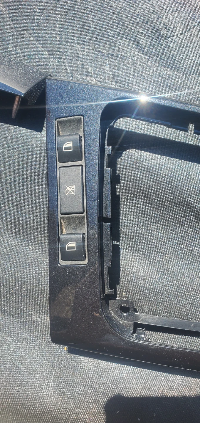 BMW E46 Interior Trim and Window Switch Set Black - photo 2