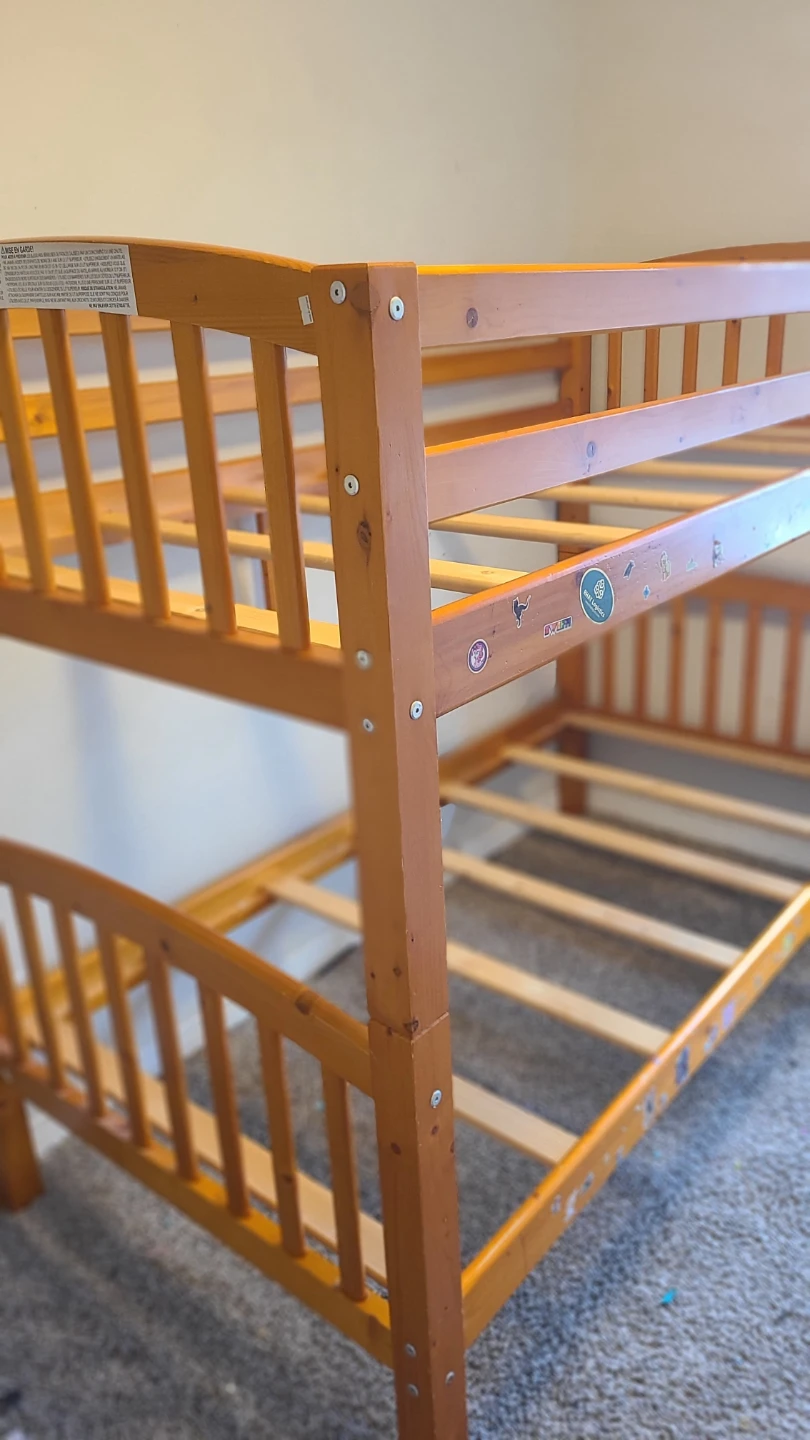 Wooden Bunk Bed Frame