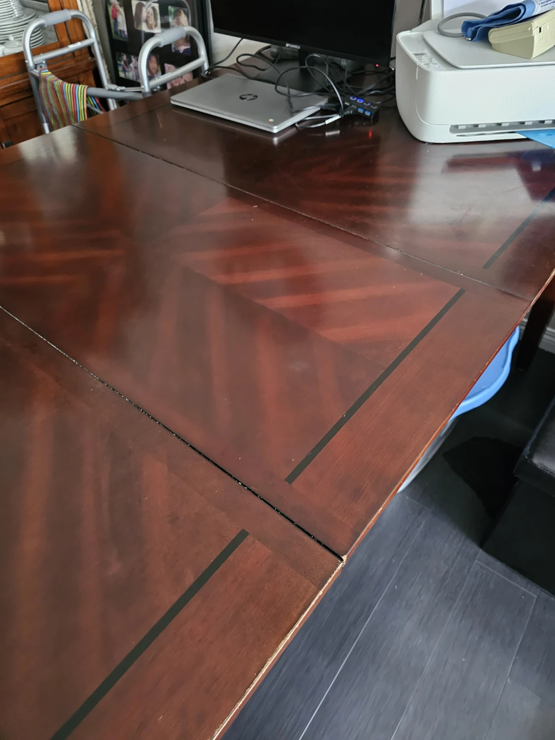 Dark Wood Dining Table - photo 4