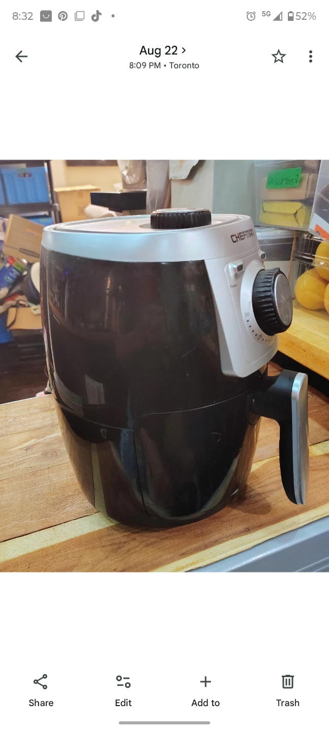 Chefman TurboFry Air Fryer RJ38-2LM 2 quart - photo 2