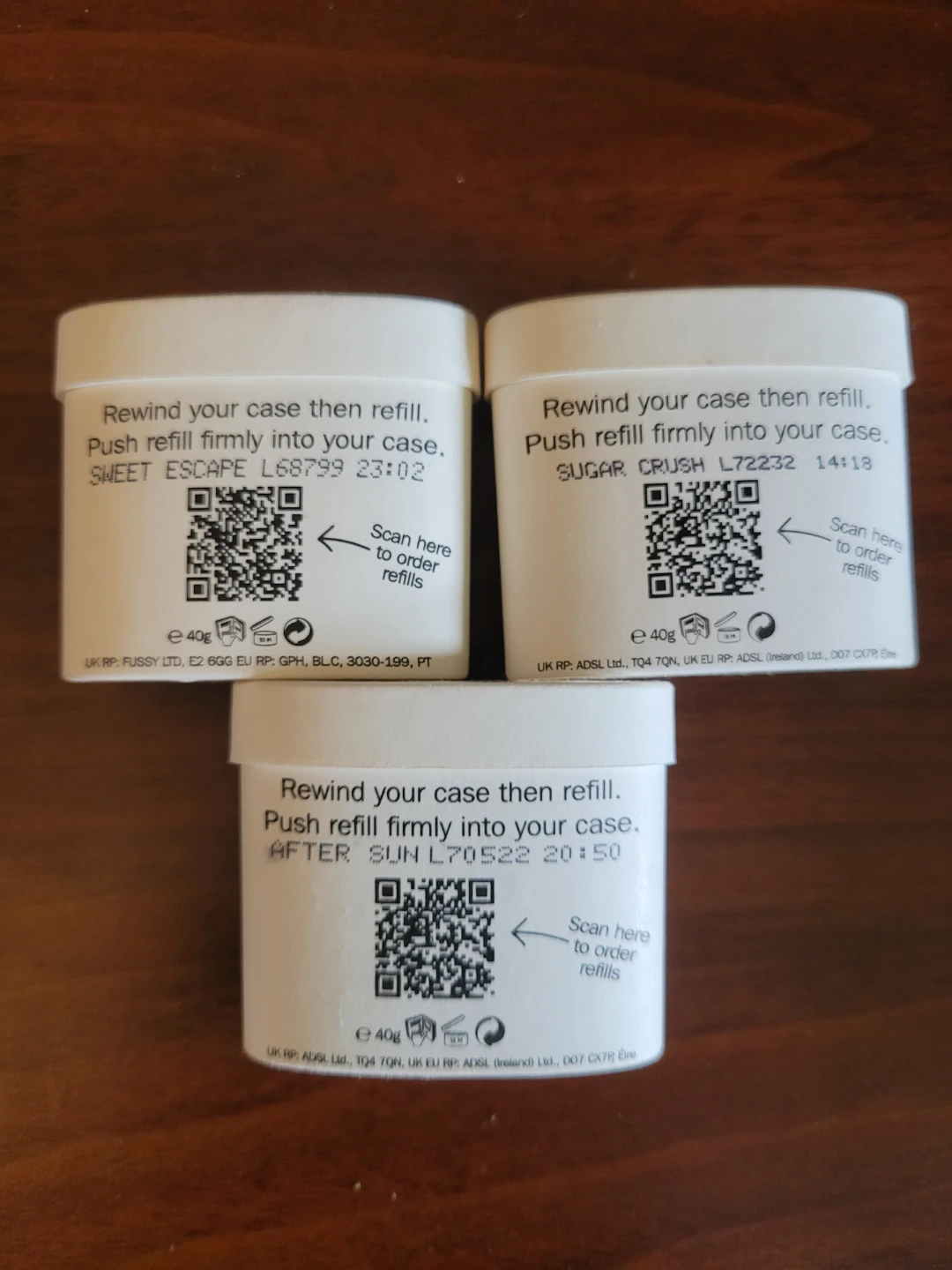 3 Fussy Natural Deodorant Refills
