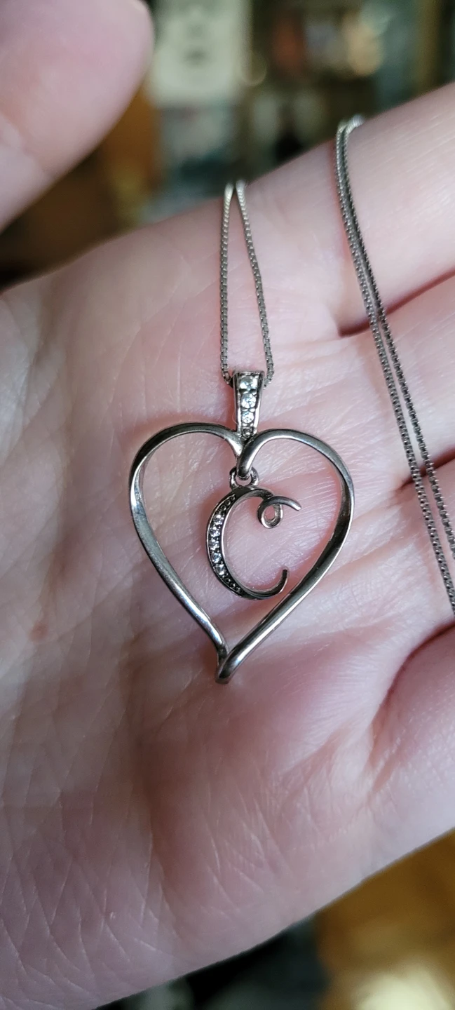 Sterling Silver "C" Necklace