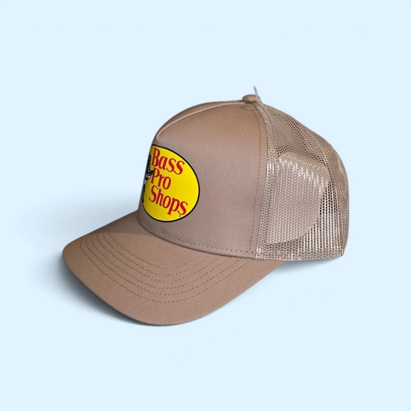 New Bass Pro Shops khaki Mesh Trucker Hat