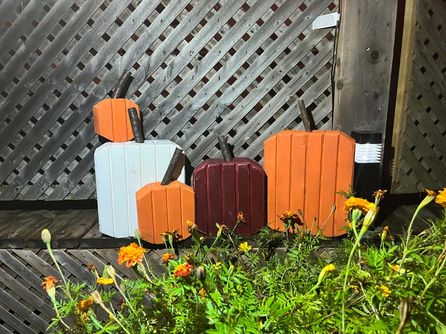 Handmade Wooden Harvest Pumpkins by Porch Patch - photo 2