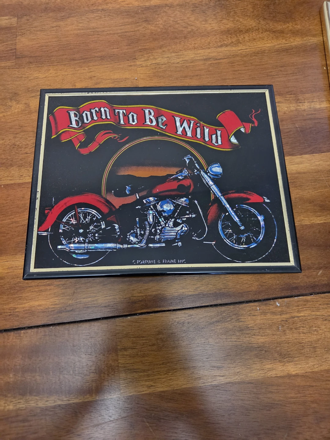 Vintage Fortune & Frame Born To Be Wild Mirror