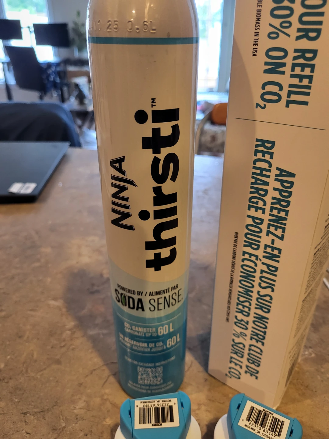 Ninja Thirsti CO2 Canister and Flavor Drops - photo 3