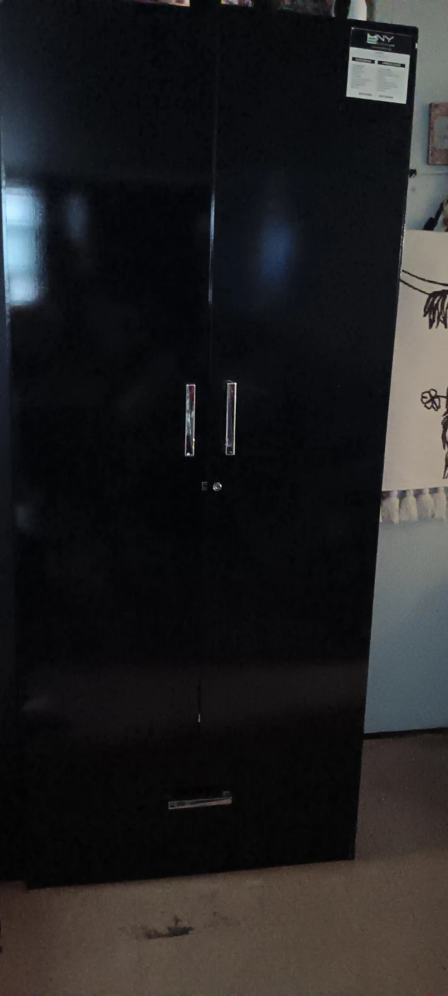 Closet with draw at bottom