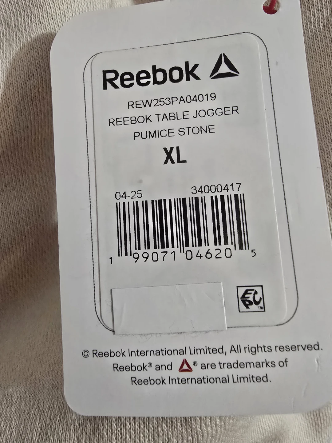 Reebok Table Jogger Pants XL - photo 4