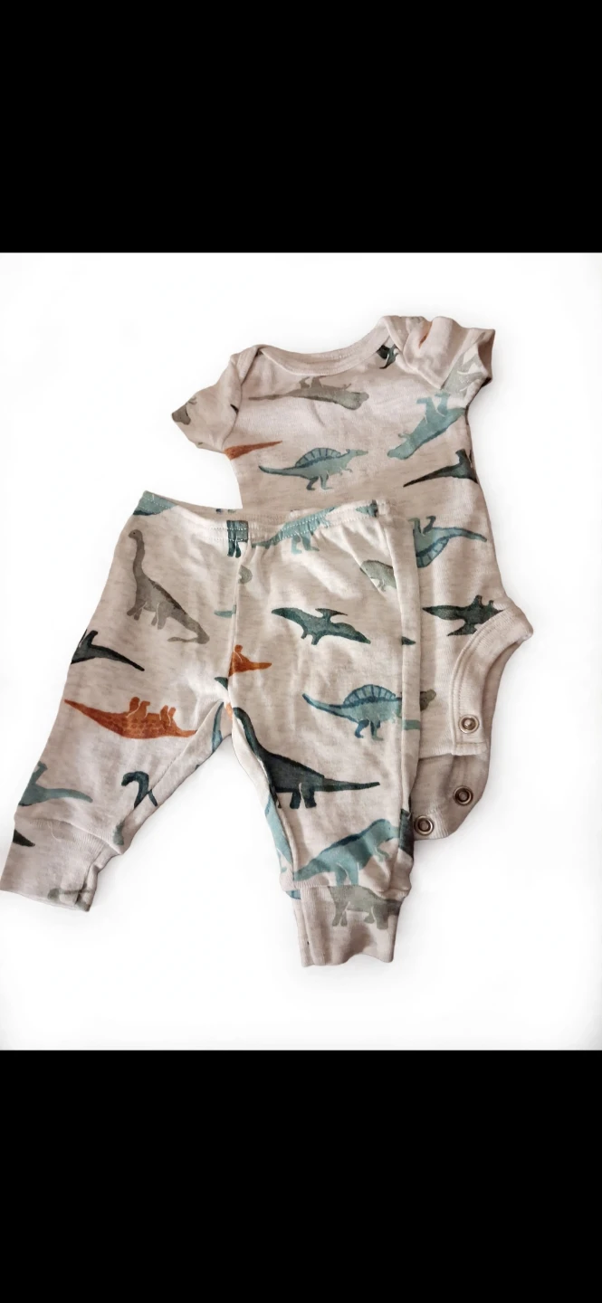 Baby Dinosaur Bodysuit and Pants Set