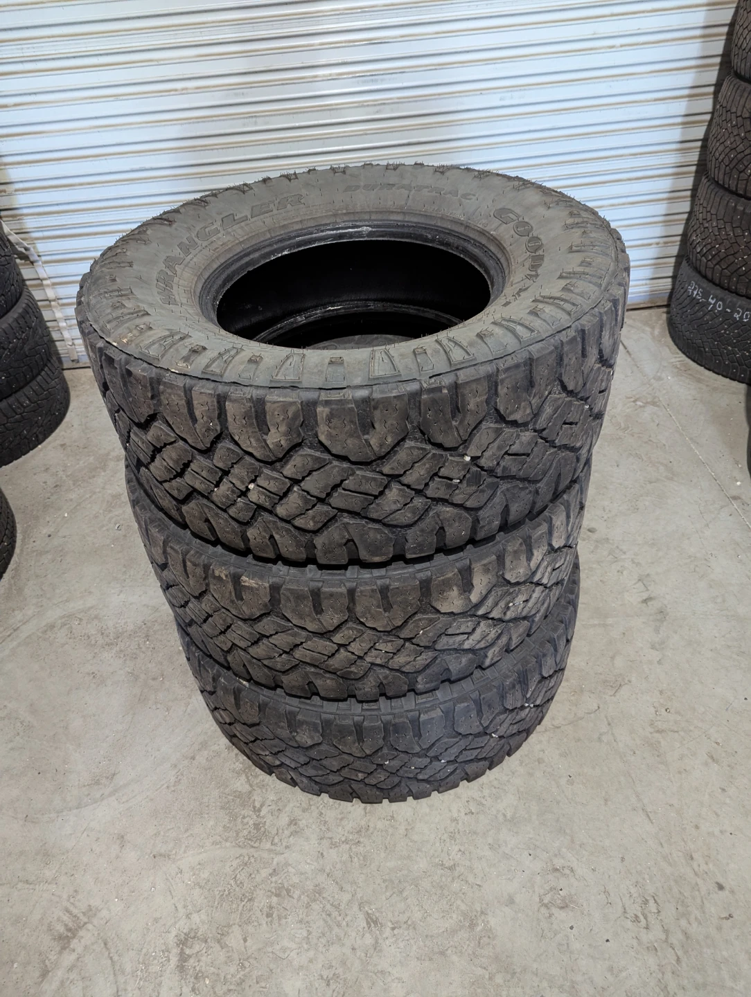 3 Tire LT325/65R18 Goodyear Wrangler DuraTrac