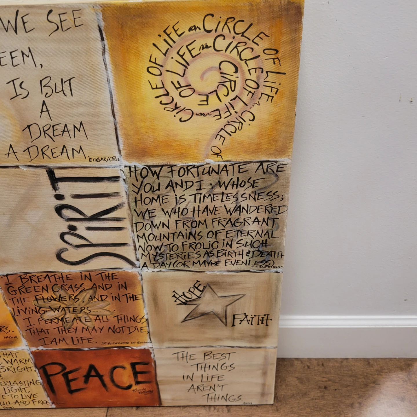Inspirational Quote Art Canvas Painting - photo 2