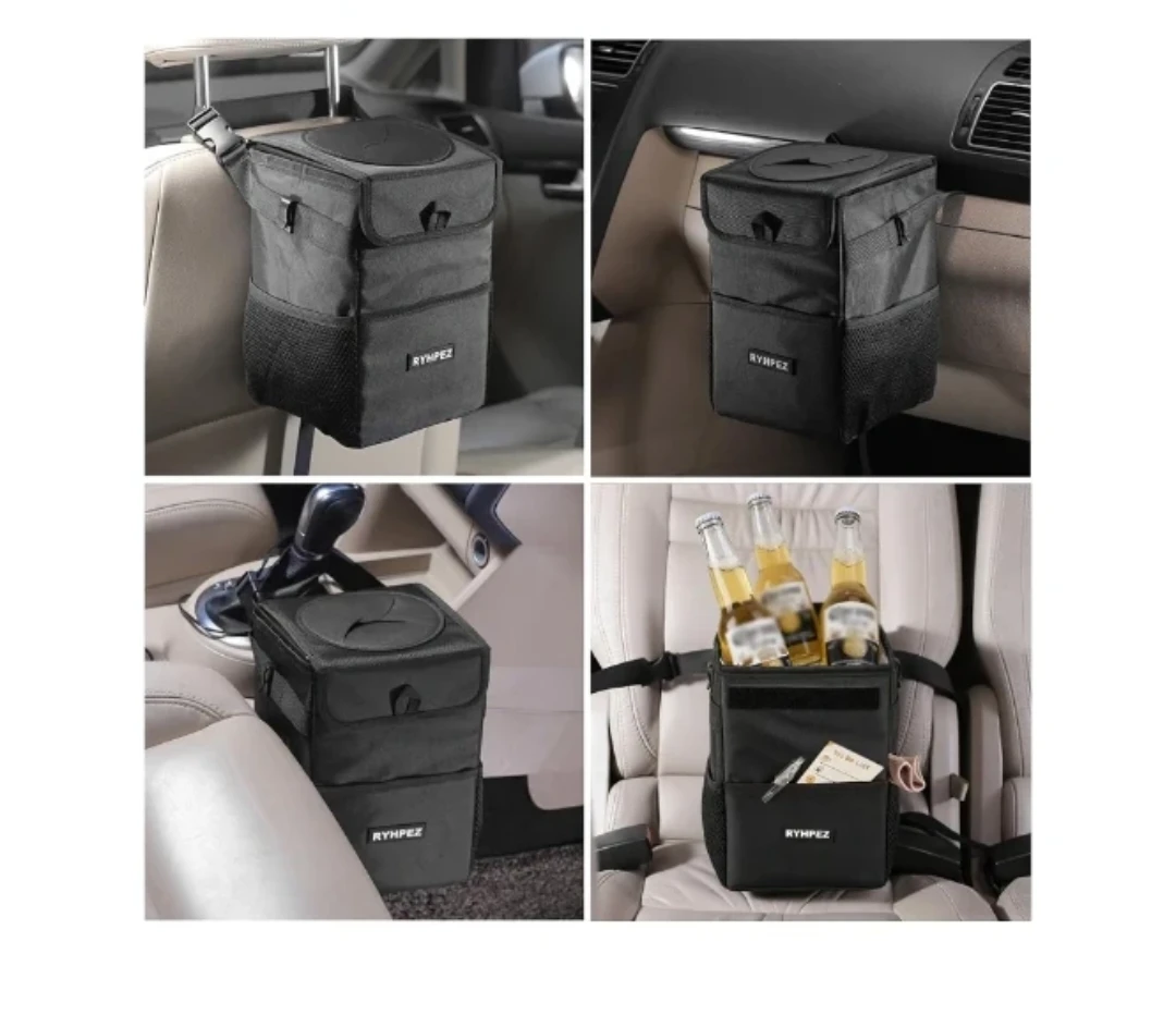 Ryhpez Car Trash Can and Organizer - photo 3