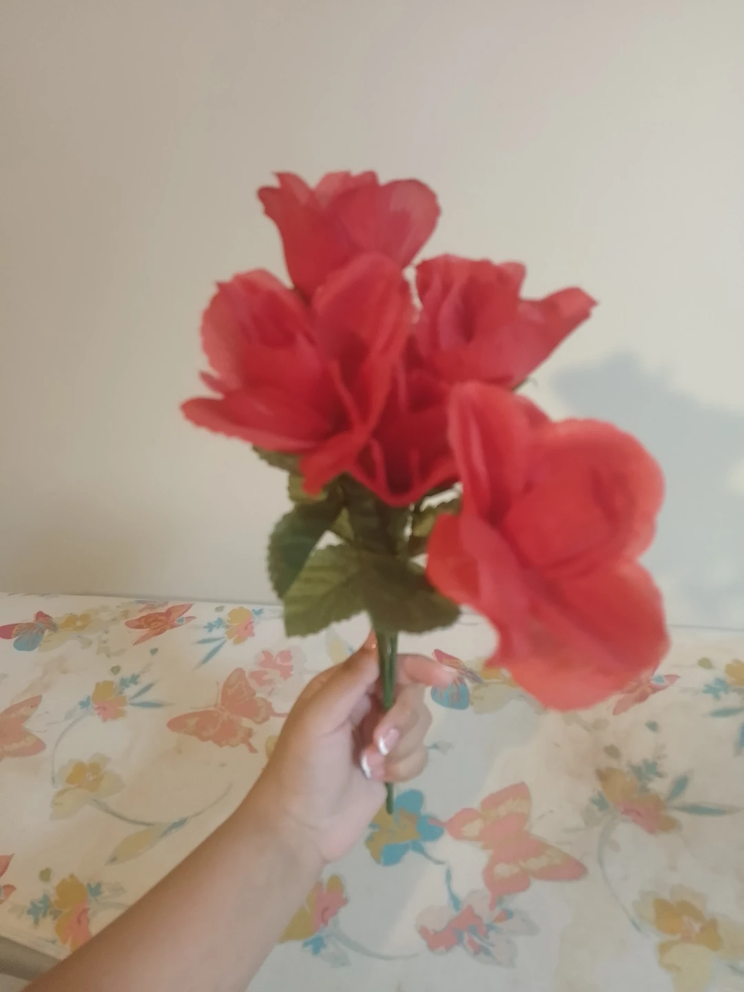 Artificial Red Rose Bouquet 🏈