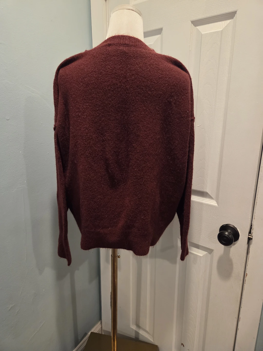 The Work Shop Burgundy Sweater - photo 2