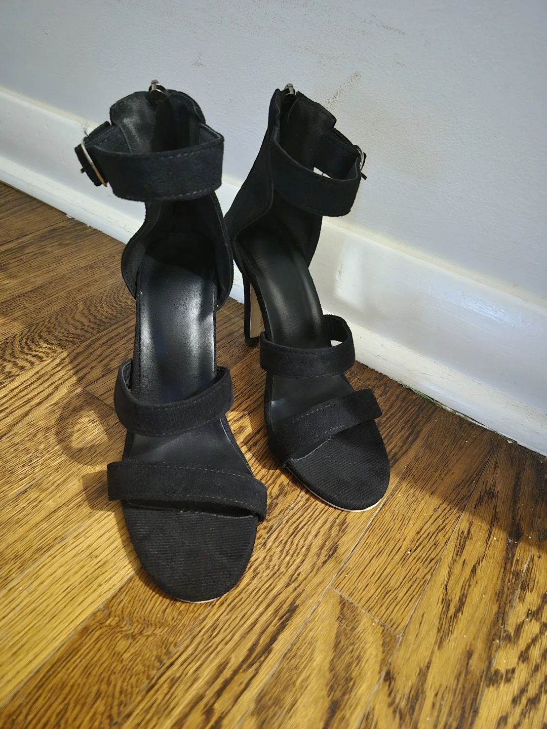 Black Heeled Sandals