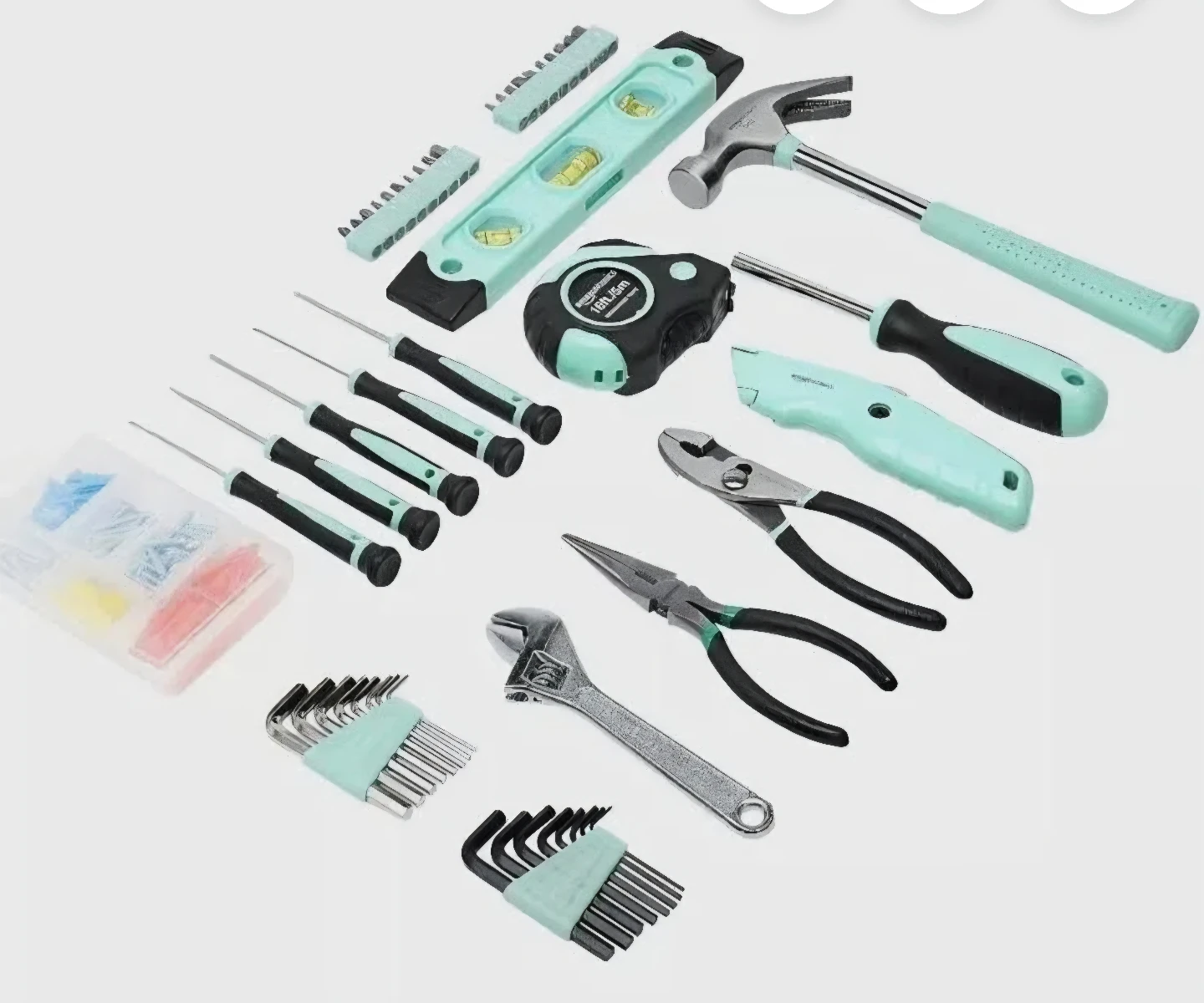 Brand Mini Home Tool Kit (Teal) 🛠️ Great for apartments/dorm! - photo 3
