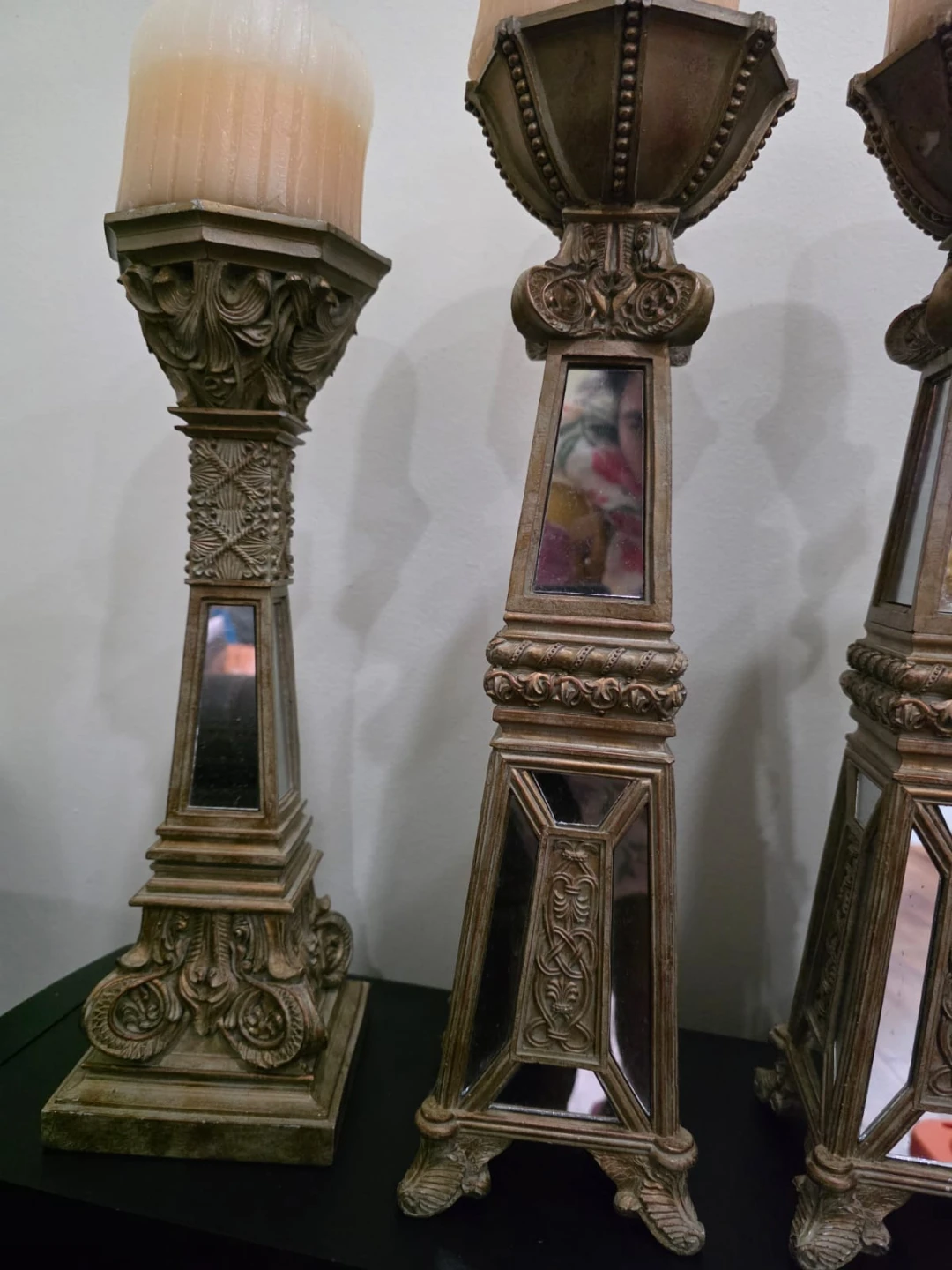 Set of 3 Decorative Candle Holders - photo 2