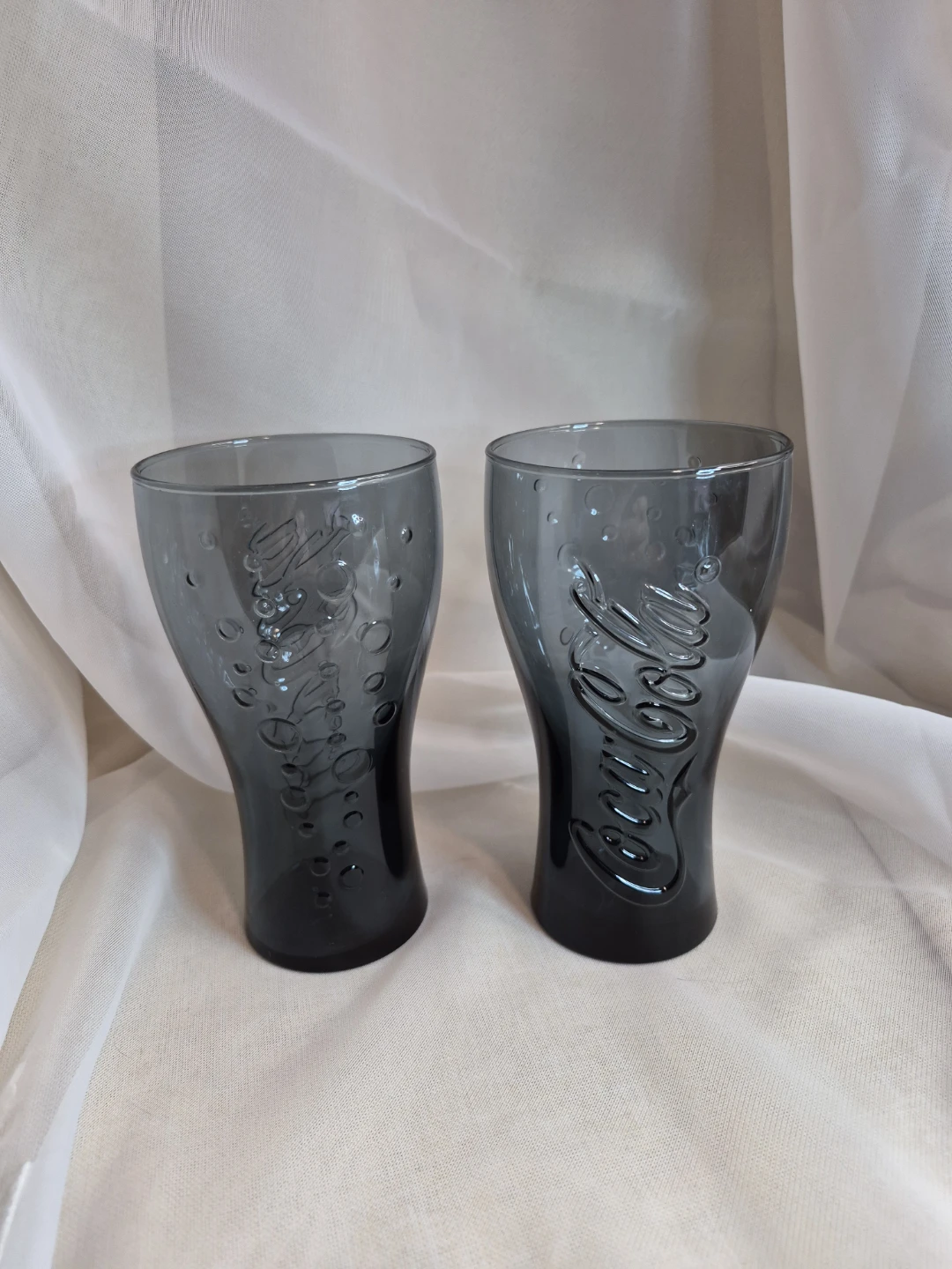 Pair of 5 1/2" x 3" Coca-Cola Glasses Coke Glasses - photo 2