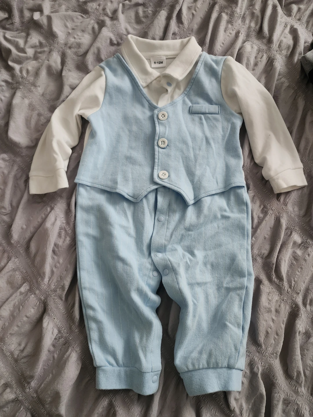 Baby Boy Vest Romper 9-12M