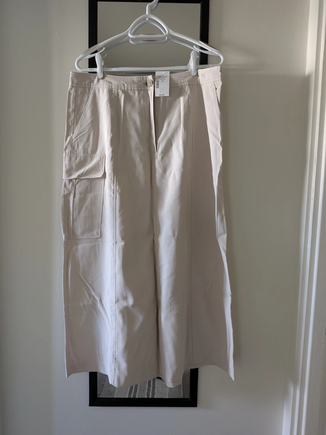 Ricki's Cargo Midi Skirt Beige Size 14 - photo 2