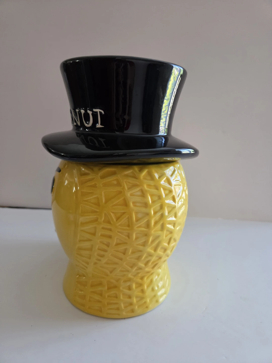 Mr. Peanut ceramic jar with lid - photo 2
