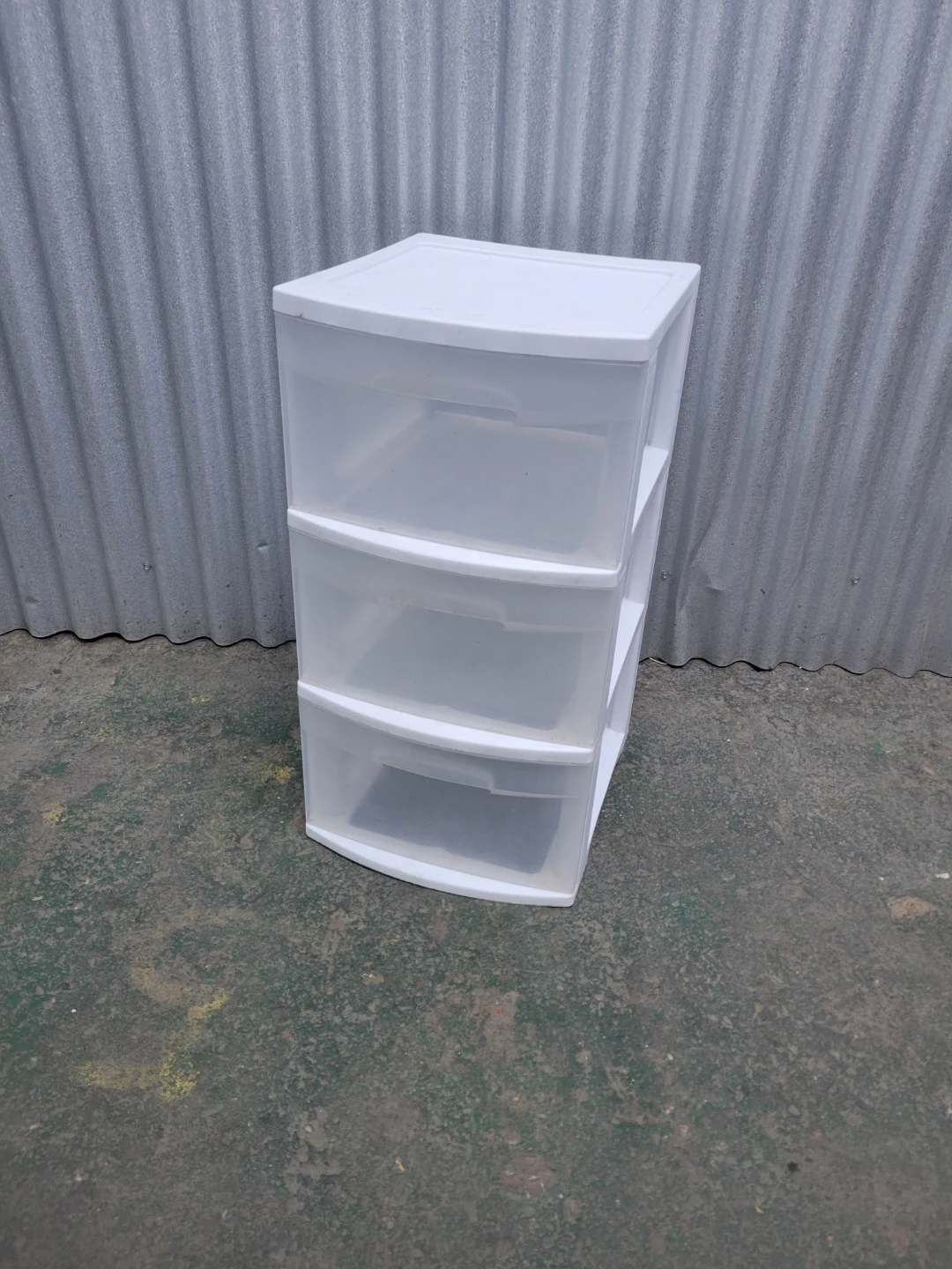 3-Drawer Plastic Storage unit