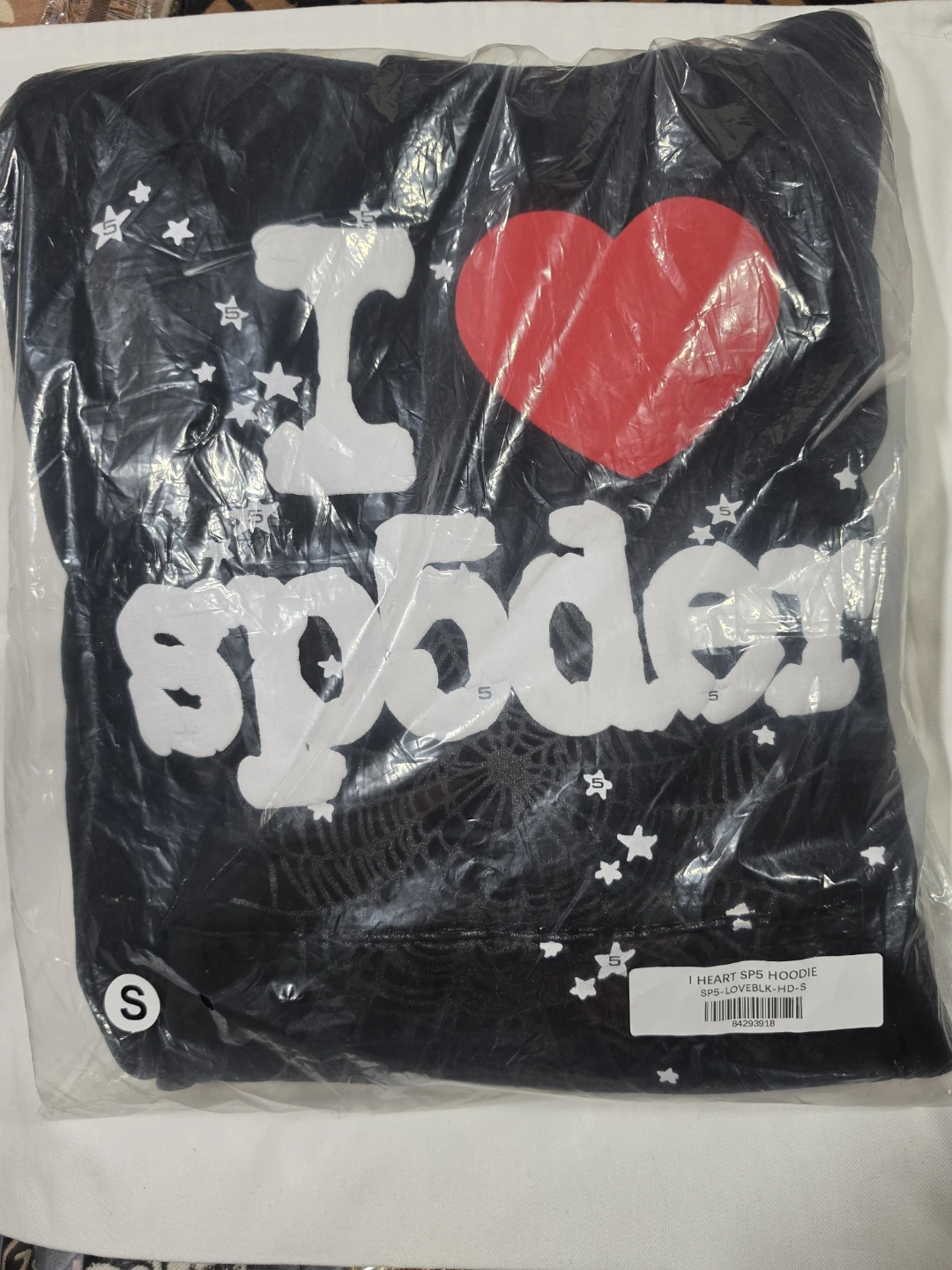 SP5DER I Heart Hoodie Black - photo 2