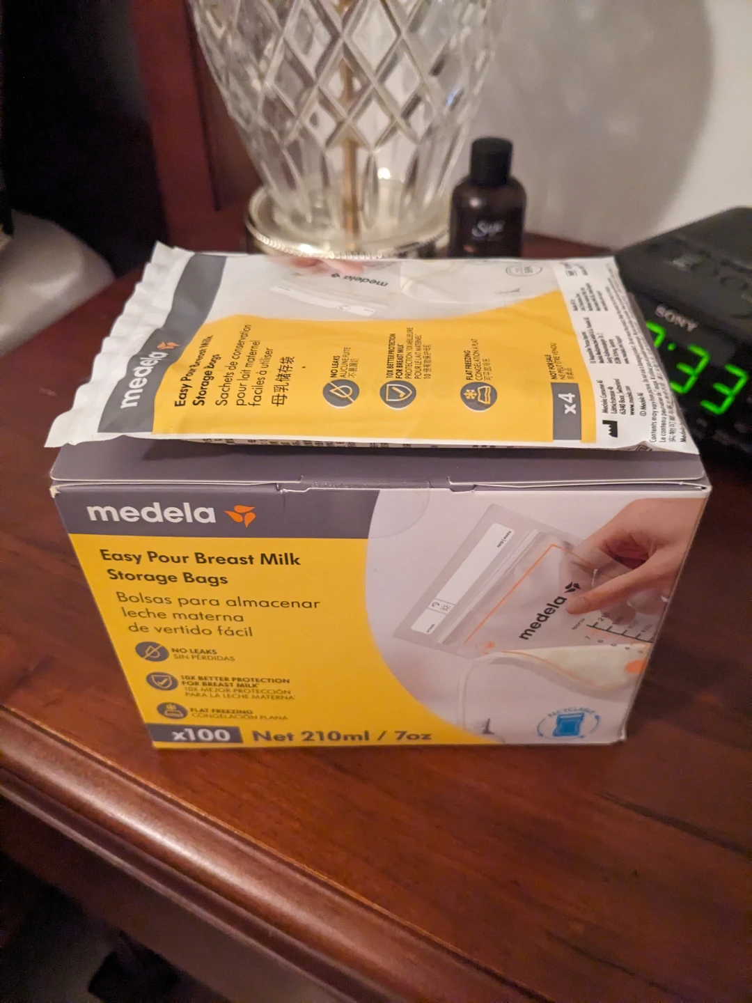 Breastmilk storage bags