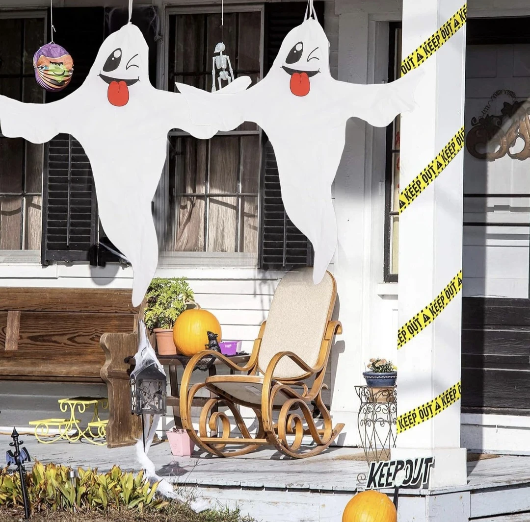New outdoor Halloween Hanging Cloth Ghost set 2 Decorations