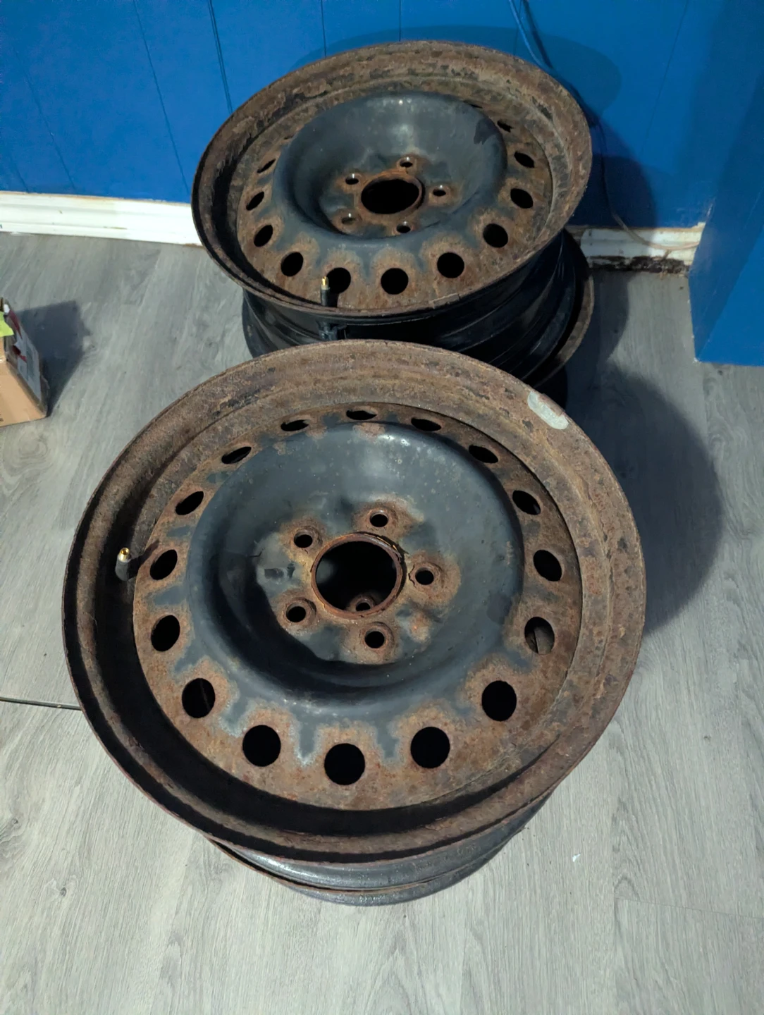 Set of 4 Steel Rims 16x6.5 (w/ TPMS)