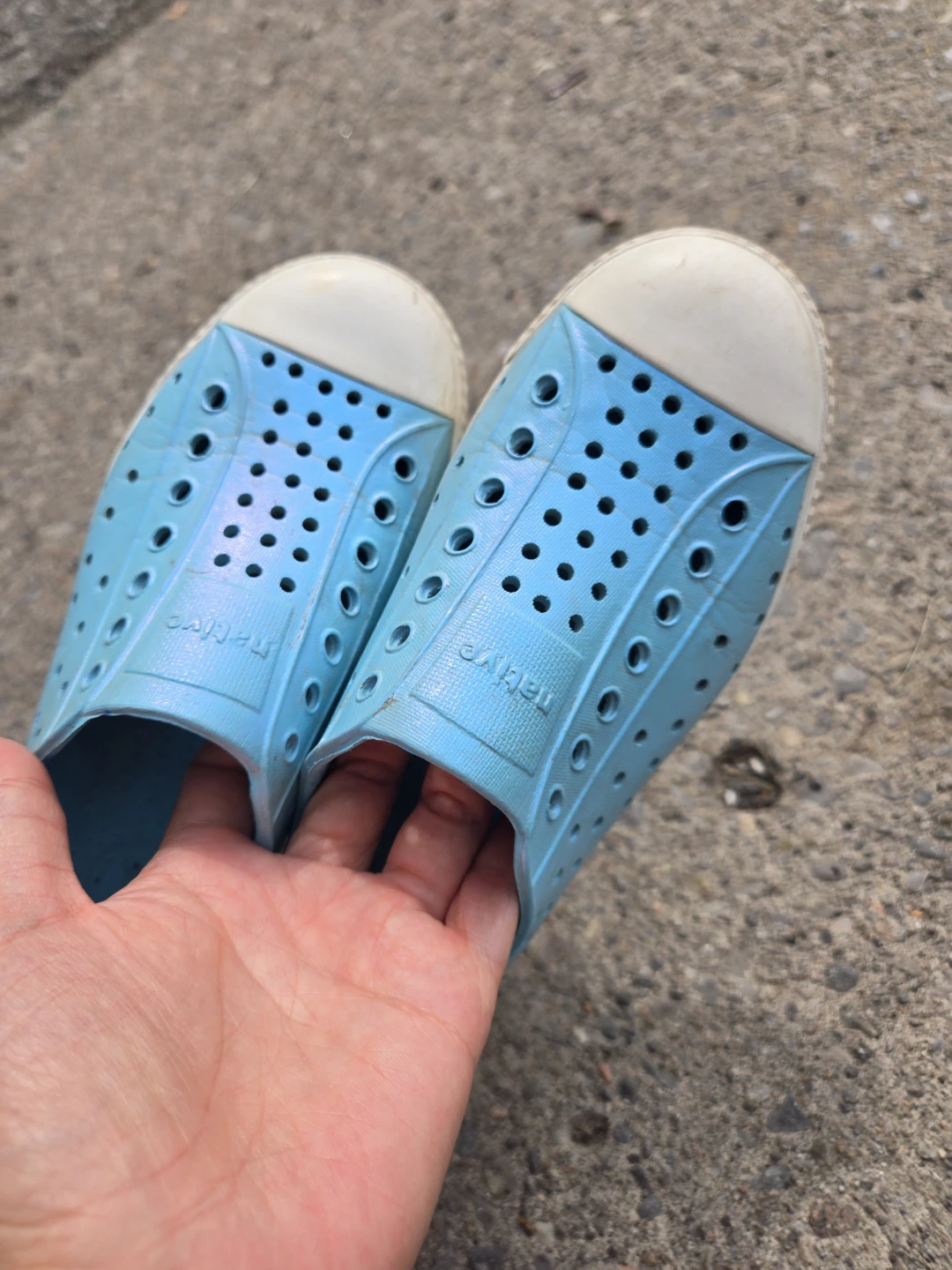 Native light blue sparkle shoes C12